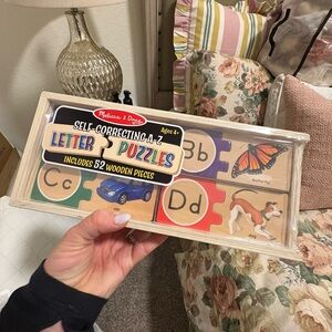 Melissa & Doug Alphabet Learning Puzzles